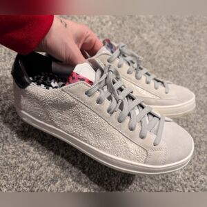 P448 Womens John Sneakers Glitter and Suede